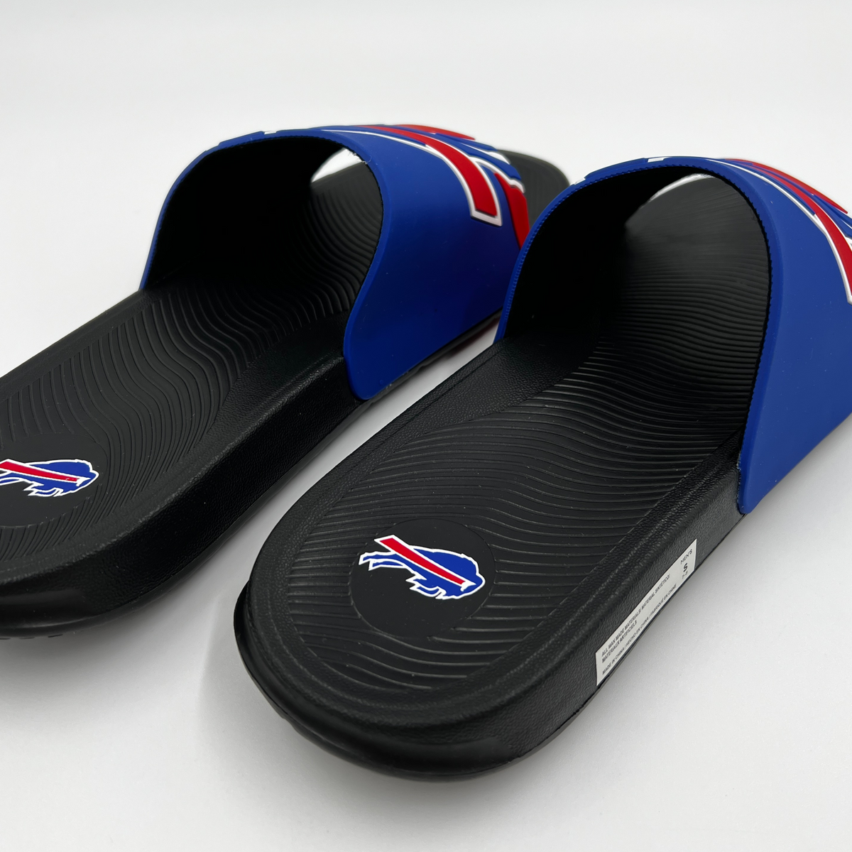 Men s Buffalo Bills Black Slides The BFLO Store