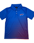 Buffalo Bills Quick Strike Royal & Red Gradient Polo