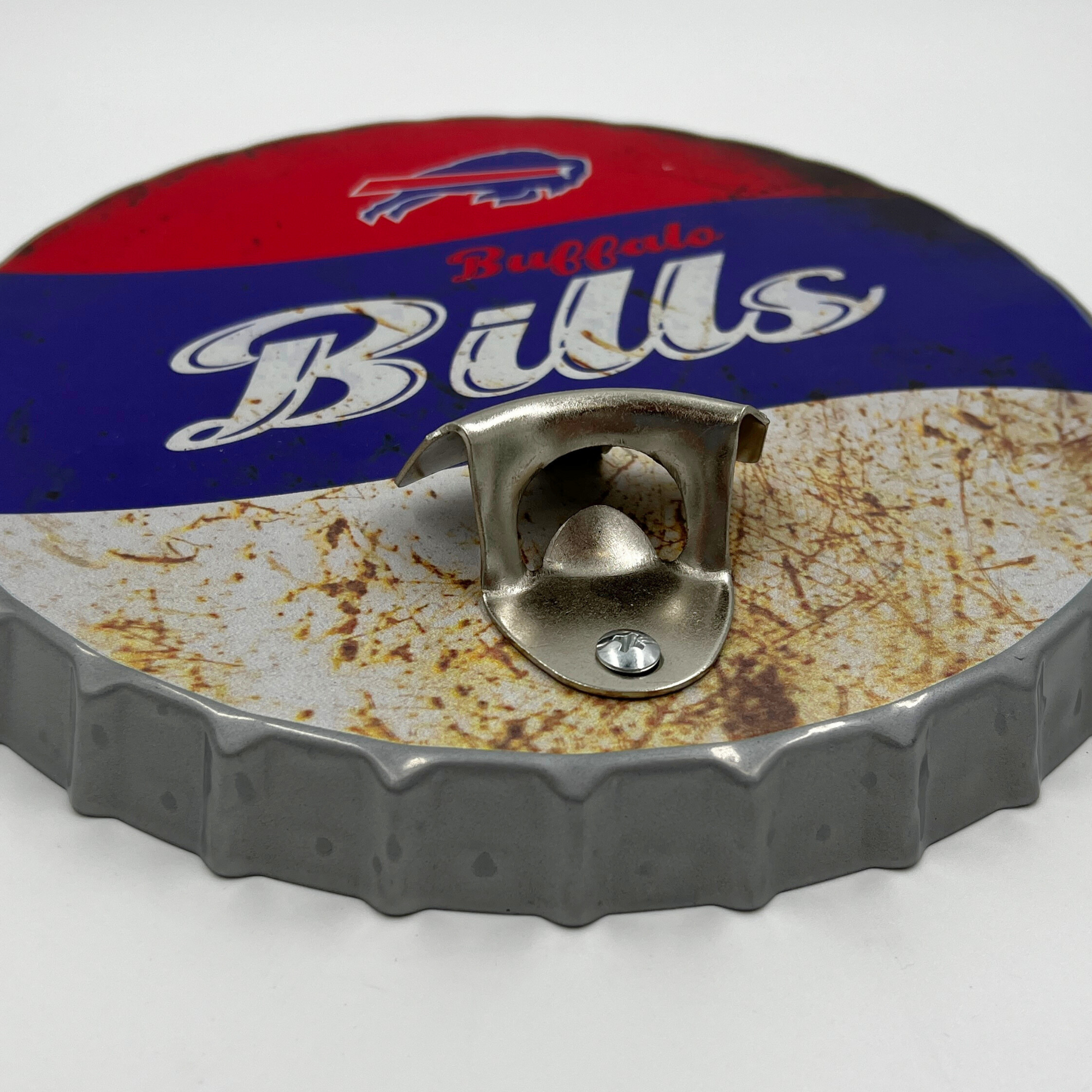 Buffalo Bills Metal Bottle Cap Opener Sign