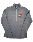Women's Buffalo Bandits Microfleece Pearl Gray Half Zip Pullover