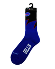 Buffalo Bills Primary Logo Black Wave For Bare Feet Socks