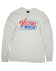 Victory Monday Ash Gray Long Sleeve Shirt