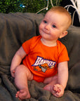 Infant Buffalo Bandits Orange Onesie