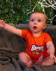 Infant Buffalo Bandits Orange Onesie