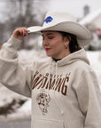 Buffalo Bills Rhinestone Charging Logo White Cowboy Hat