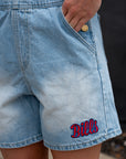 Women's Buffalo Bills Denim Shortalls