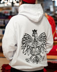 Polska BFLO NY White Oversized Hoodie