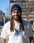 City Of Good Neighbors Navy Blue Knit Beanie