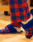 Women's Buffalo Bills Flannel Sherpa Mule Slipper