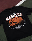 "It's Time For Madness" Buffalo NY With Basketball Black T-Shirt