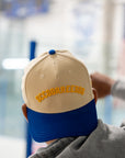 Cream Two Tone Yellow Royal "Sccoorreesss" Hat