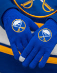 Women's Buffalo Sabres Solid Big Logo Gloves - Final Sale