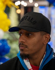 All Black Performance Rope "Buffalo" Hat