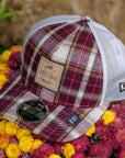 New Era 9FORTY Buffalo Bills Rustic Red, Green, & Yellow Plaid M-Crown Snapback