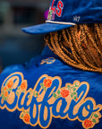 Women's New Era Buffalo Bills Floral Logo Royal Jacket