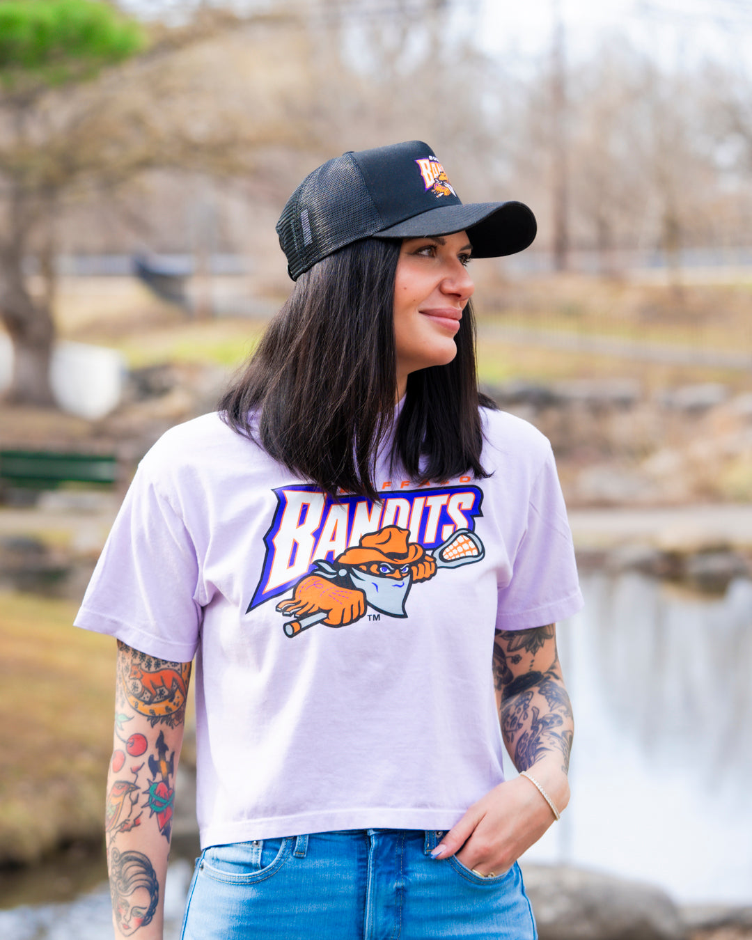 Women's Buffalo Bandits Boxy Orchid T-Shirt | The BFLO Store