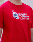 Labatt Nobody Tailgates Like Us! Deep Red T-Shirt