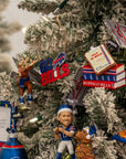 Go Bills With Logo Wooden Holiday Ornament