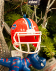 Buffalo Bills Red Helmet Holiday Ornament