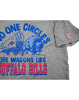 Homage Buffalo Bills Circle The Wagons Heather Gray Short Sleeve Shirt