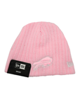 Infant New Era Buffalo Bills Pink Striped Knit Beanie