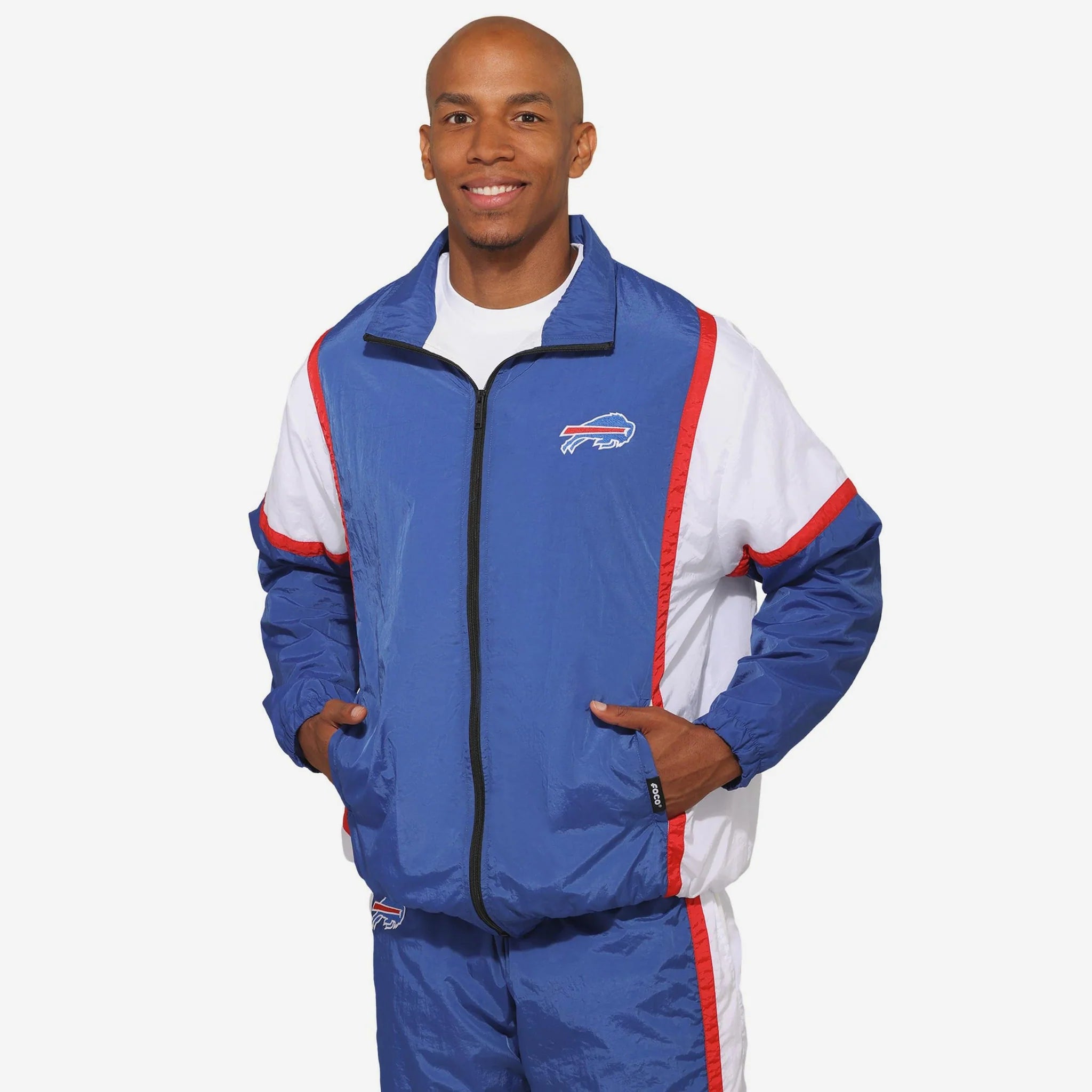 Buffalo Bills Red, White, & Blue Stripe Jacket | The BFLO Store