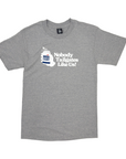 Labatt Nobody Tailgates Like Us! Oxford Gray T-Shirt