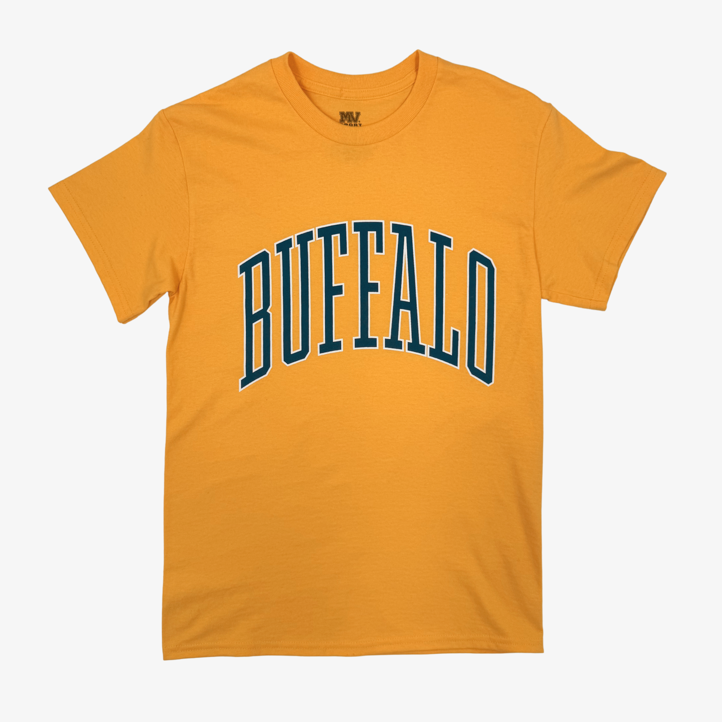 Buffalo Royal Wordmark Gold T-Shirt | The BFLO Store