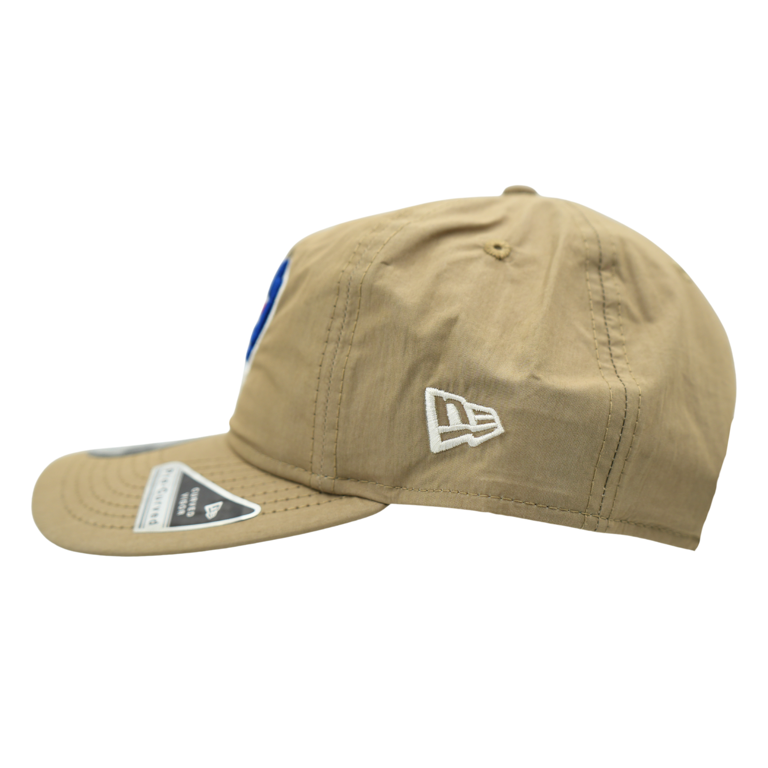 BUCKET01 MULTI LOGO＜NEW ERA＞ KHAKI New Era 19TWENTY Bills Logo Dark Khaki Adjustable Hat | The BFLO Store
