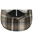 New Era 9FORTY Buffalo Bills Rustic Brown & Pale Blue Plaid M-Crown Snapback