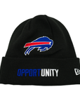 New Era Buffalo Bills Opportunity & Inspire Change Black Knit Beanie