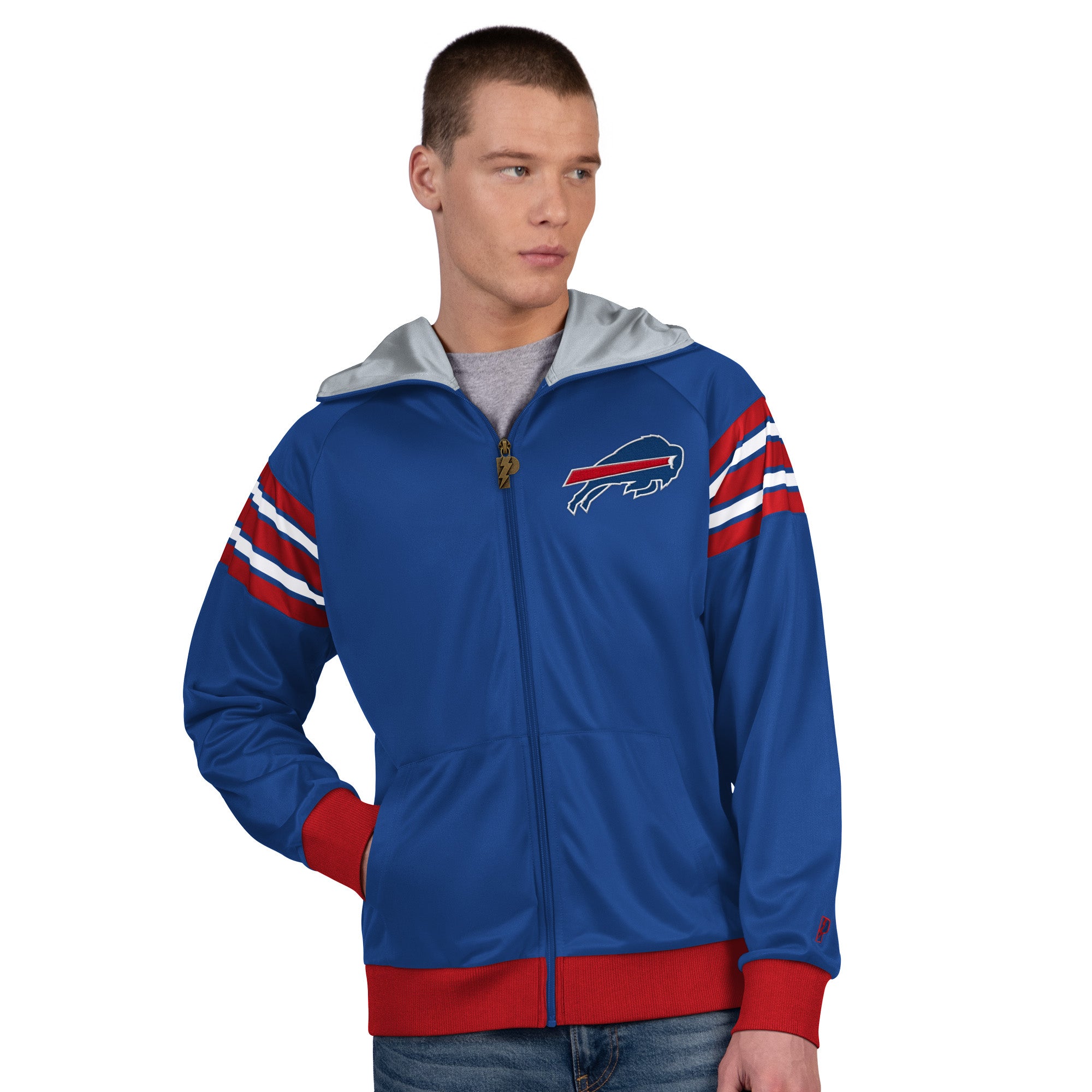 Pro Player Buffalo Bills Helmet Hood Full Zip Jacket | The BFLO Store