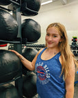 Women's New Era Bills Football Royal & White Tank Top