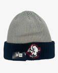 New Era Buffalo Sabres gray and black waffle knit hat with embroidered alternate logo