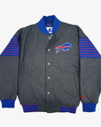 Buffalo Bills Charcoal Starter Varsity Jacket