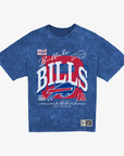 New Era Buffalo Bills royal wash T-shirt with oversized retro team logo graphic