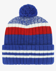 '47 Brand Buffalo Bills Royal Blue, Red & White Established 1960 Pom Knit Hat