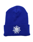 Buffalo City Seal Smiley Face Royal Knit Beanie
