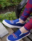 Women's Buffalo Bills Glitter Slip On Canvas Shoes