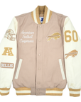 Starter Buffalo Bills Brown & White Colorblocking Varsity Jacket