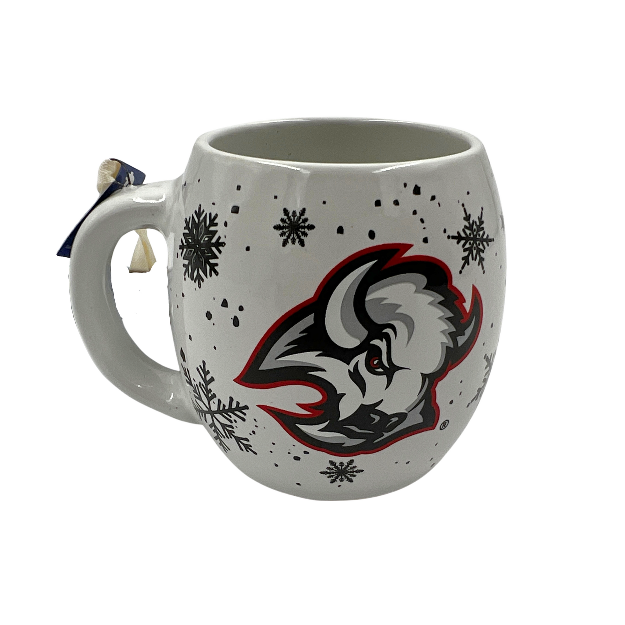 Buffalo Sabres Black &amp; Red Alternate Logo Ceramic Mug Ornament