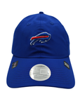 Women's New Era 9FORTY Buffalo Bills Blue Crisscross Ponytail Hat
