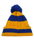 Women's New Era Buffalo Sabres Yellow & Blue Striped Knit Pom
