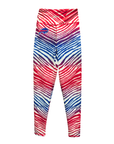 Women's Zubaz Buffalo Bills White Ombre Leggings