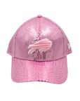 Youth New Era 9FORTY Buffalo Bills Pink Sequin Hat