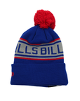 Youth New Era Buffalo Bills Royal With Gray Stripe Knit Hat