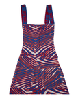 Zubaz Buffalo Bills Dark Colored Lined Bib Overalls