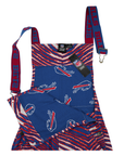 Zubaz Buffalo Bills Dark Colored Lined Bib Overalls