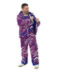 Zubaz Buffalo Bills Zebra Royal Bleacher Blazer Snow Jacket