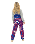 Zubaz Buffalo Bills Zebra Royal Blizzard Snow Bib